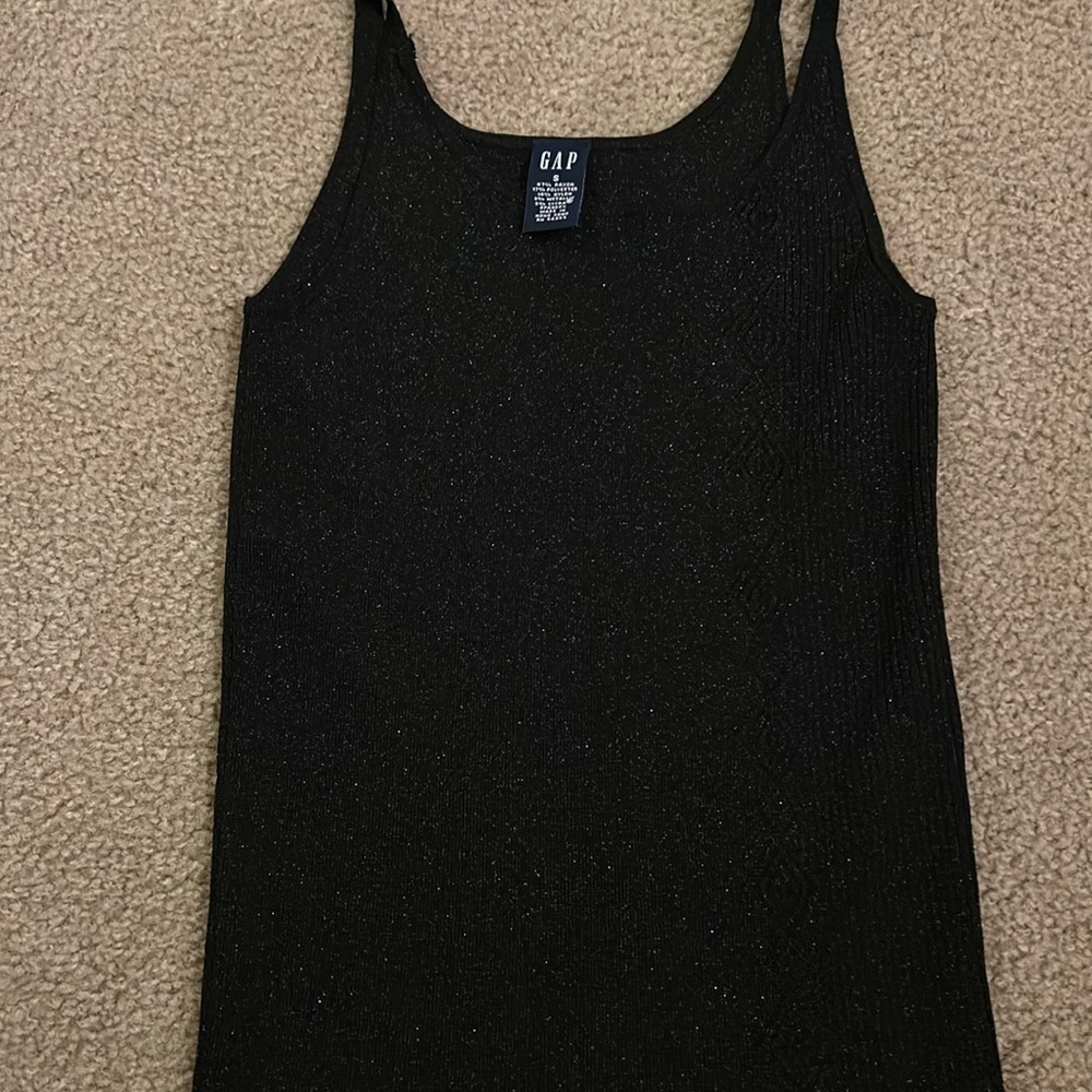 Gap metallic stretchy tank
